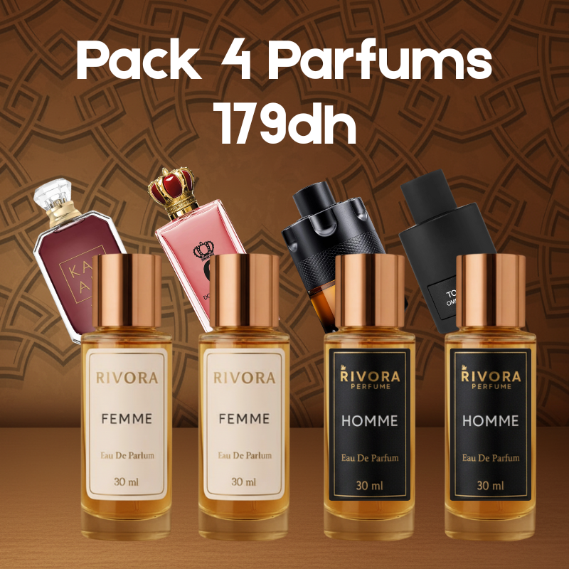 Pack 4 Parfums